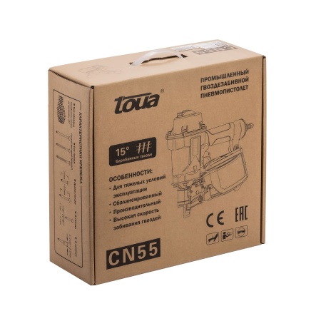 Пневматический гвоздезабивной пистолет Toua CN55