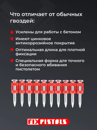 Гвоздь Fixpistols F-CNS 3,0х22 EG усиленный 1000шт.