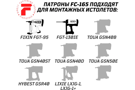 Газовый баллон для монтажных пистолетов Fixpistols FC-165